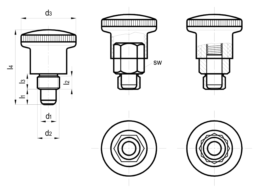 TBG-211 catalogue technical drawing