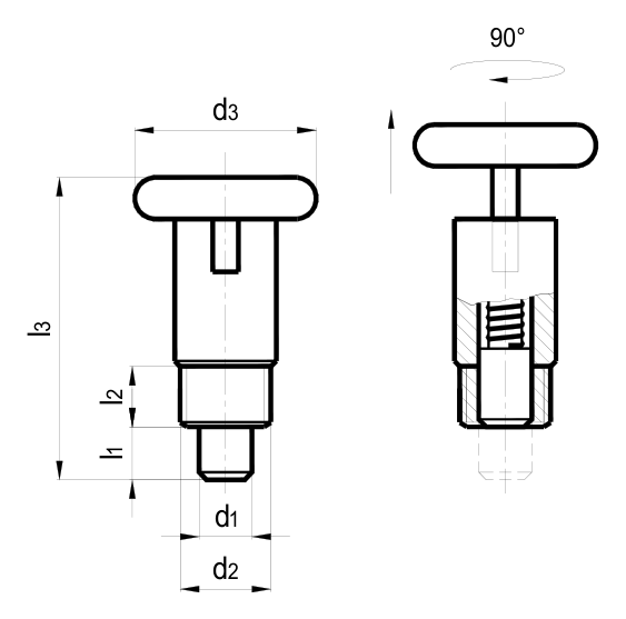 TBG-217 catalogue technical drawing