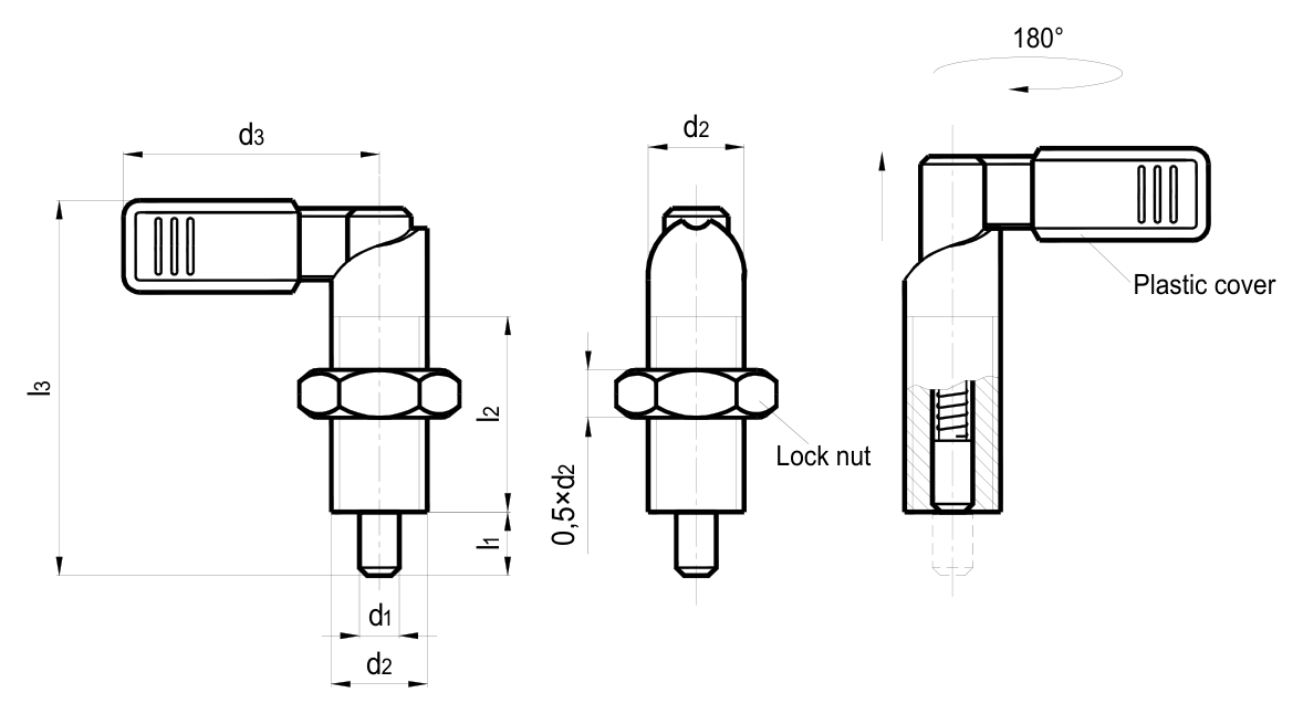 TBG-223 catalogue technical drawing
