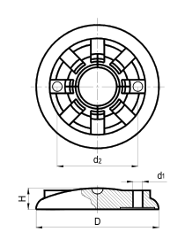 TBG-411 technical drawing