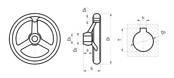 DIN 950 technical drawing